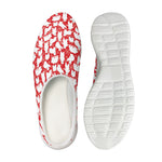 Polar Bear And Snowflake Pattern Print Mesh Casual Shoes