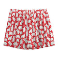 Polar Bear And Snowflake Pattern Print Mesh Shorts