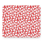 Polar Bear And Snowflake Pattern Print Mouse Pad