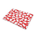 Polar Bear And Snowflake Pattern Print Pet Cooling Mat Cover