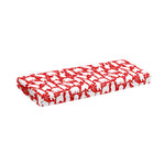 Polar Bear And Snowflake Pattern Print Piano Keyboard Cover