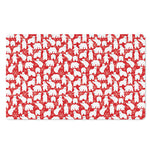 Polar Bear And Snowflake Pattern Print Polyester Doormat