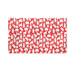 Polar Bear And Snowflake Pattern Print Polyester Flag