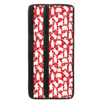 Polar Bear And Snowflake Pattern Print Refrigerator Handle Covers