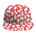 Polar Bear And Snowflake Pattern Print Snapback Cap