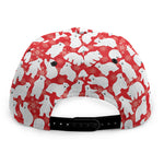 Polar Bear And Snowflake Pattern Print Snapback Cap