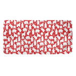 Polar Bear And Snowflake Pattern Print Towel