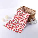 Polar Bear And Snowflake Pattern Print Towel