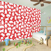 Polar Bear And Snowflake Pattern Print Wall Sticker