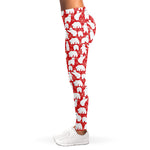Polar Bear And Snowflake Pattern Print Women's Leggings