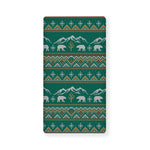 Polar Bear Knitted Pattern Print Baby Crib Sheet