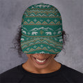 Polar Bear Knitted Pattern Print Baseball Cap