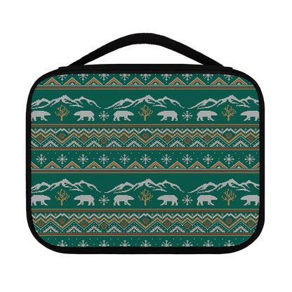 Polar Bear Knitted Pattern Print Classic Bible Case