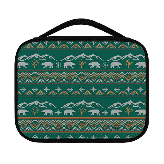 Polar Bear Knitted Pattern Print Classic Bible Case