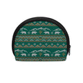 Polar Bear Knitted Pattern Print Coin Purse
