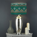 Polar Bear Knitted Pattern Print Drum Lamp Shade