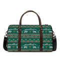 Polar Bear Knitted Pattern Print Duffel Bag