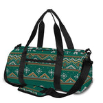 Polar Bear Knitted Pattern Print Gym Bag