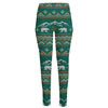 Polar Bear Knitted Pattern Print High-Waisted Pocket Leggings