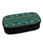 Polar Bear Knitted Pattern Print Insulin Cooler Travel Case