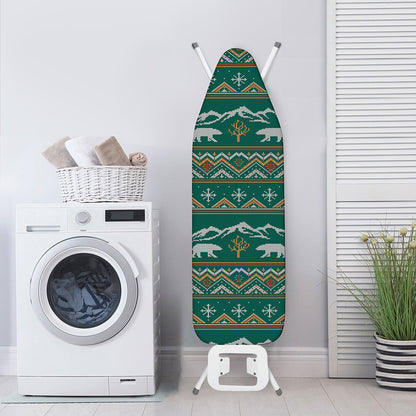 Polar Bear Knitted Pattern Print Ironing Board Cover