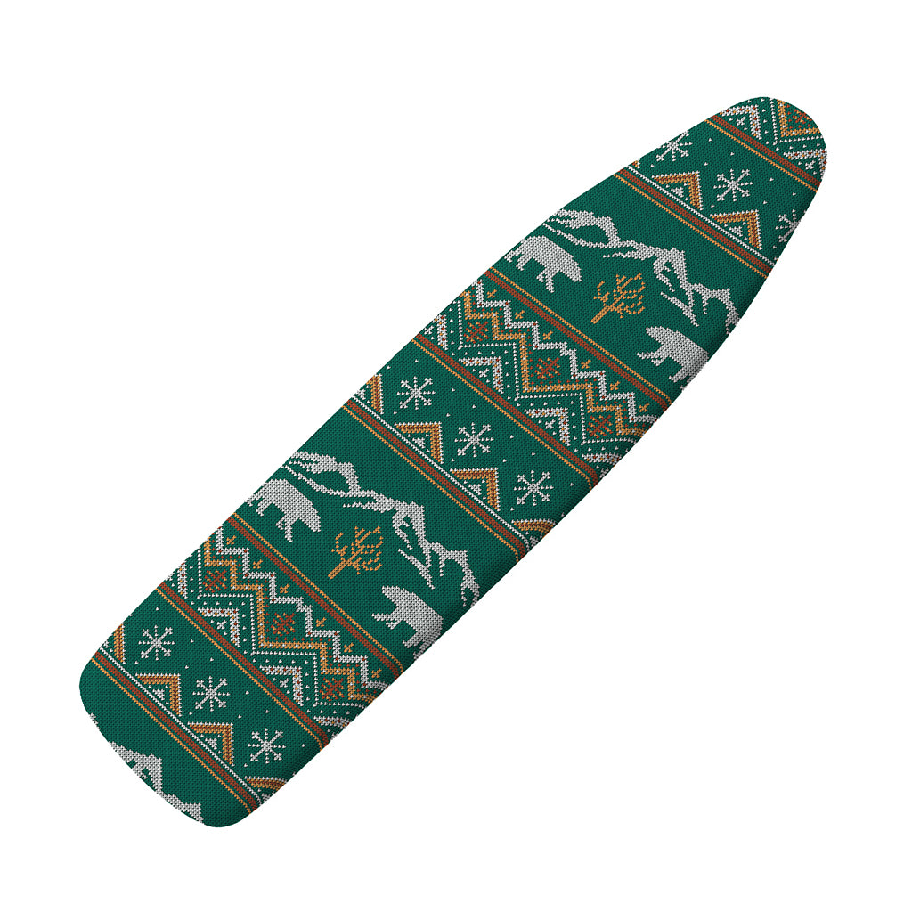 Polar Bear Knitted Pattern Print Ironing Board Cover