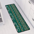 Polar Bear Knitted Pattern Print Long Kitchen Mat