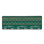 Polar Bear Knitted Pattern Print Long Kitchen Mat
