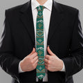 Polar Bear Knitted Pattern Print Necktie