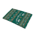 Polar Bear Knitted Pattern Print Pet Cooling Mat Cover