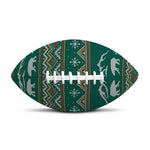 Polar Bear Knitted Pattern Print Rugby Ball