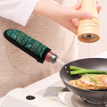 Polar Bear Knitted Pattern Print Skillet Handle Cover