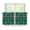 Polar Bear Knitted Pattern Print Tier Curtains