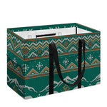 Polar Bear Knitted Pattern Print Utility Tote Bag
