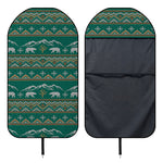 Polar Bear Knitted Pattern Print Waterproof Car Seat Cover