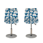 Polar Bear On Ice Pattern Print Bar Stool Covers