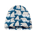 Polar Bear On Ice Pattern Print Beanie