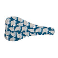 Polar Bear On Ice Pattern Print Bicycle Seat Cover