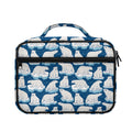 Polar Bear On Ice Pattern Print Briefcase Bible Bag