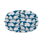 Polar Bear On Ice Pattern Print Car Side Mirror Covers