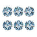 Polar Bear On Ice Pattern Print Coaster Set