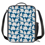 Polar Bear On Ice Pattern Print Crossbody Lunch Bag