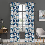 Polar Bear On Ice Pattern Print Curtain