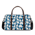 Polar Bear On Ice Pattern Print Duffel Bag
