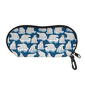 Polar Bear On Ice Pattern Print Glasses Case