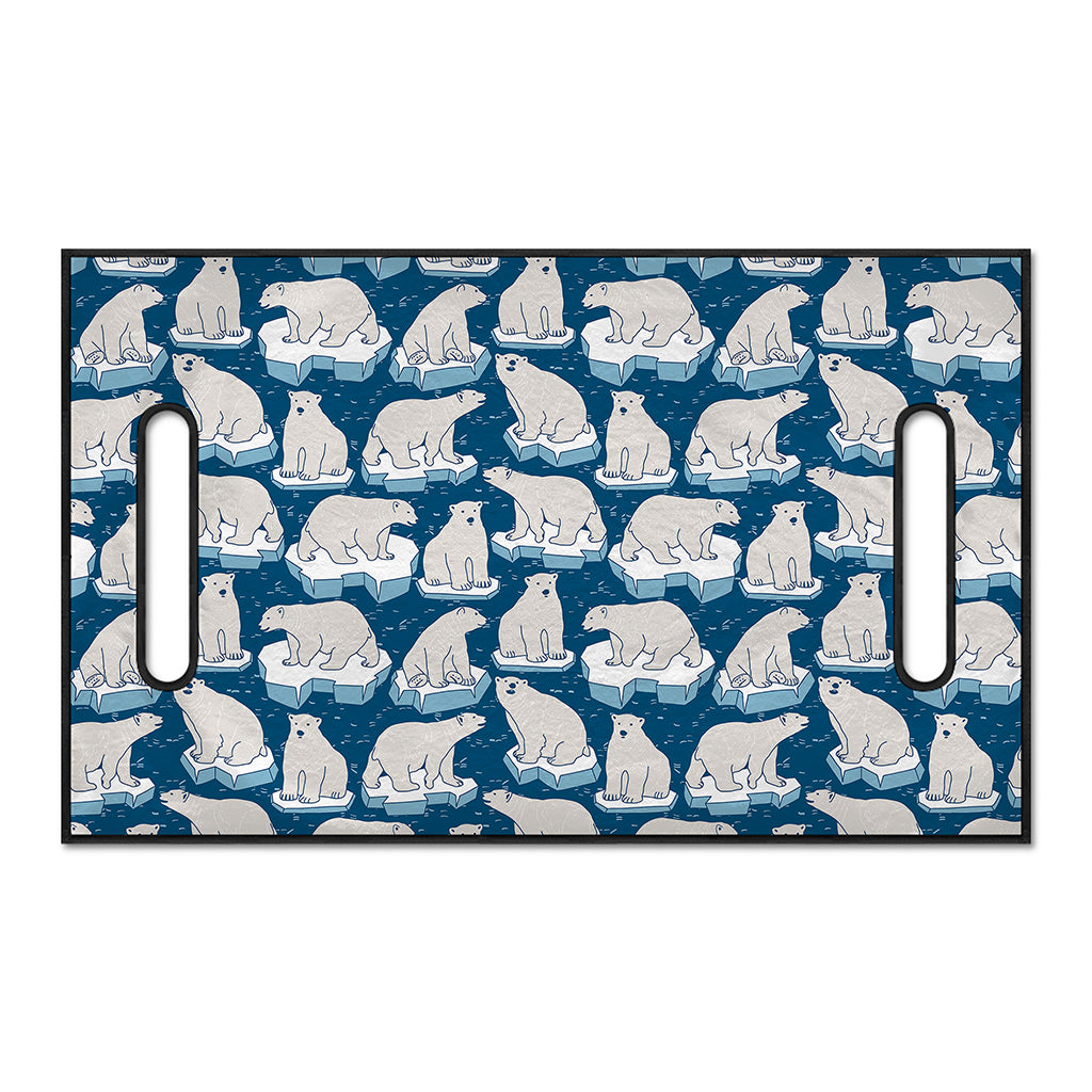 Polar Bear On Ice Pattern Print Golf Cart Seat Cover