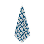 Polar Bear On Ice Pattern Print Hand Towel