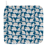 Polar Bear On Ice Pattern Print Hand Towel