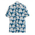 Polar Bear On Ice Pattern Print Hawaiian Shirt