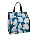 Polar Bear On Ice Pattern Print Insulated Lunch Tote